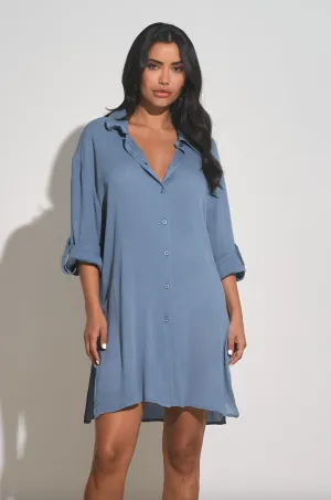 Turks Button Down-Blue-Final Sale
