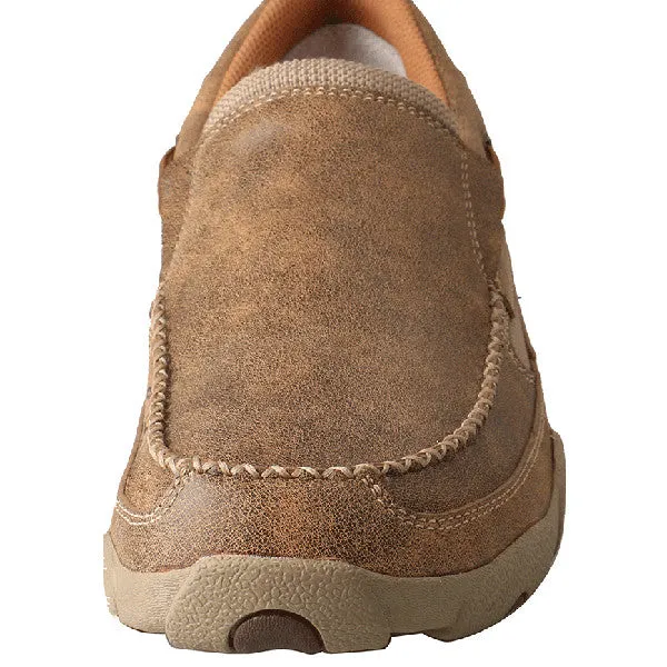 Twisted X Men's Slip-On Driving Moccasin - Bomber MDMS002