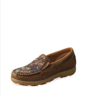 TWISTED X WOMENS SKULL PRINT CELLSTRETCH MOCS