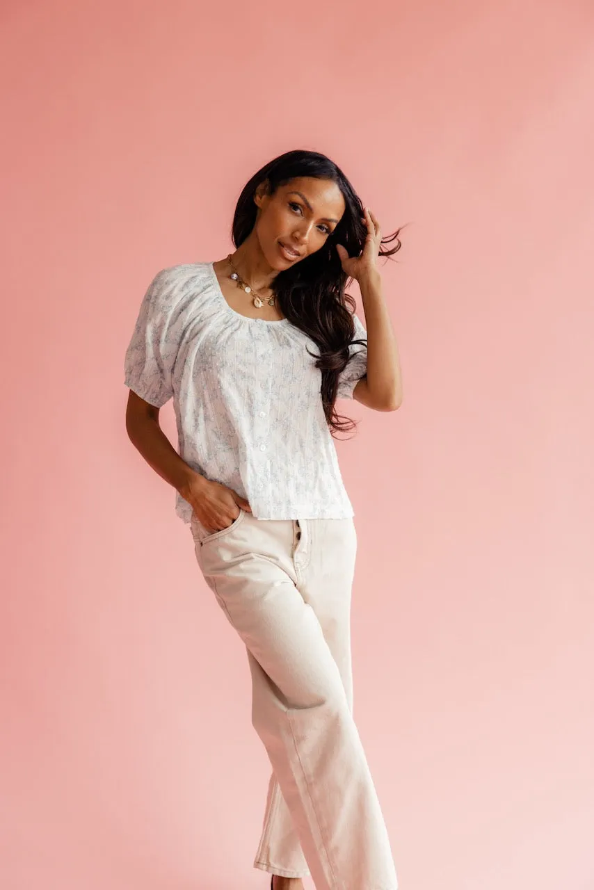 Vivian Button Blouse