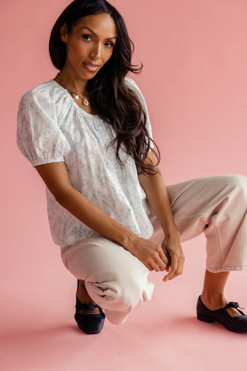 Vivian Button Blouse