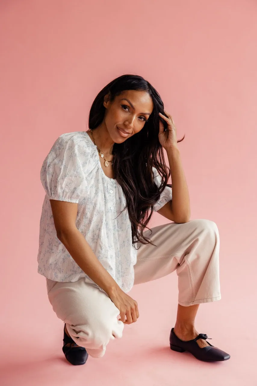 Vivian Button Blouse
