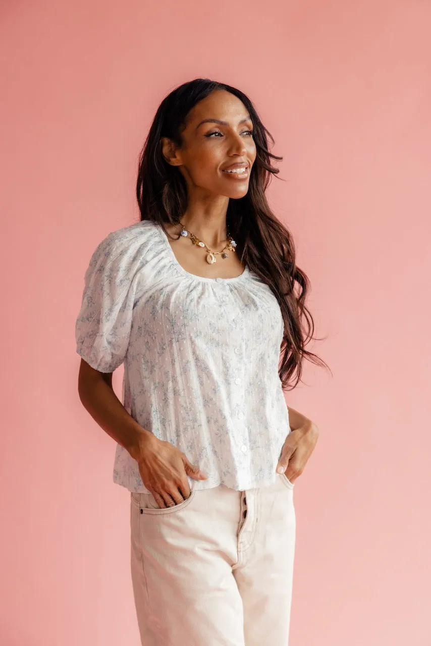 Vivian Button Blouse