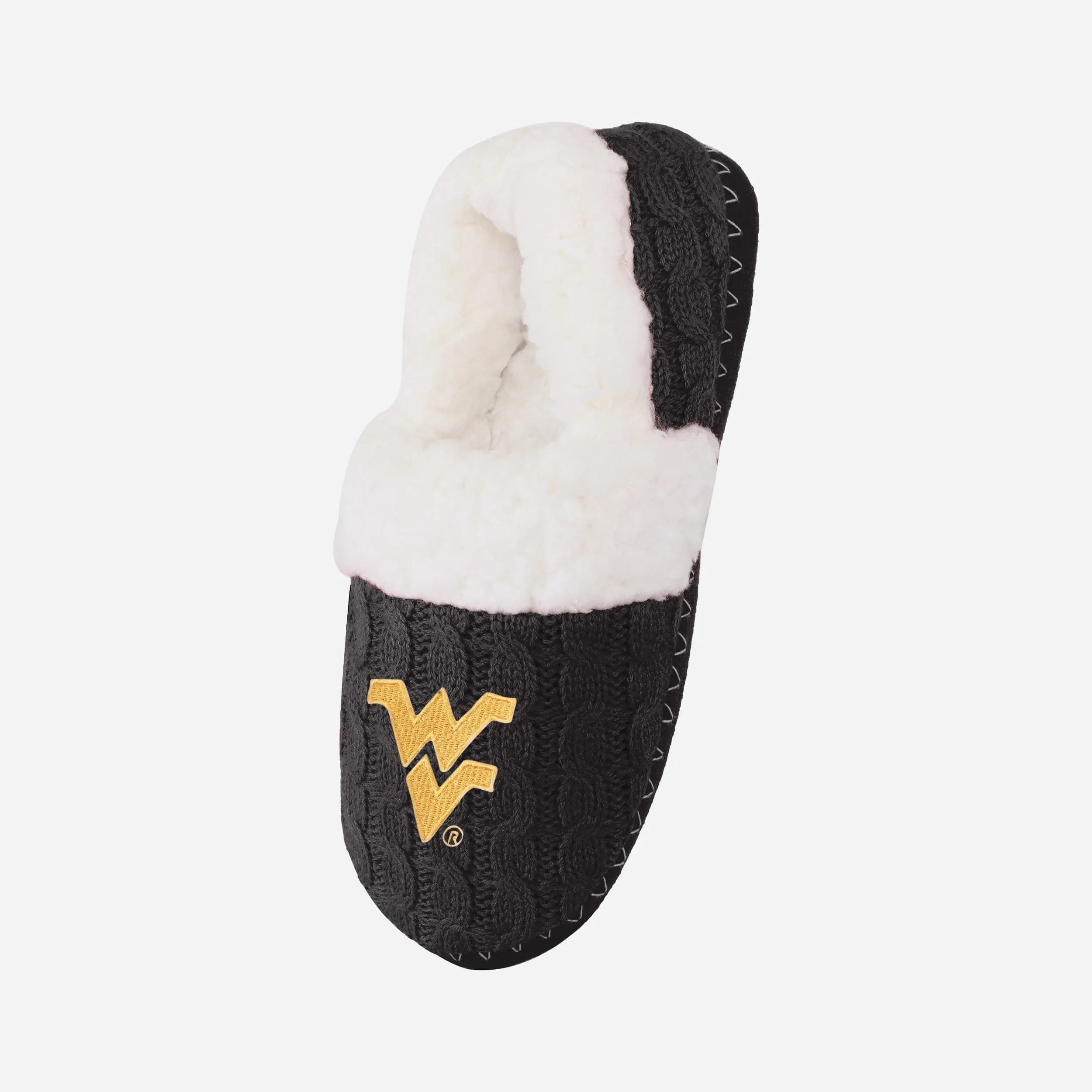 West Virginia Mountaineers Womens Team Color Moccasin Slipper