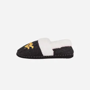 West Virginia Mountaineers Womens Team Color Moccasin Slipper