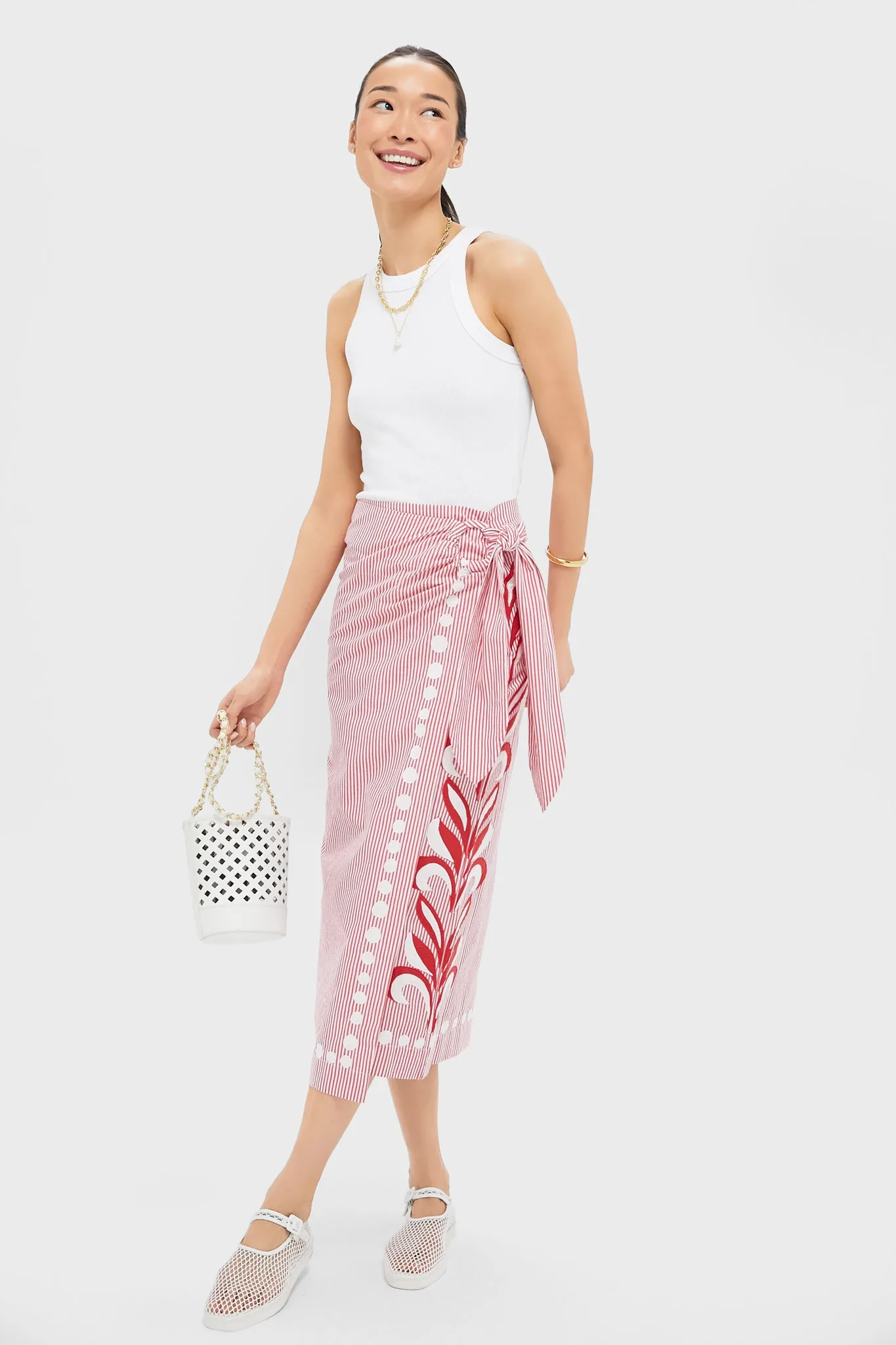 White Netted Mesh Rita Mary Janes