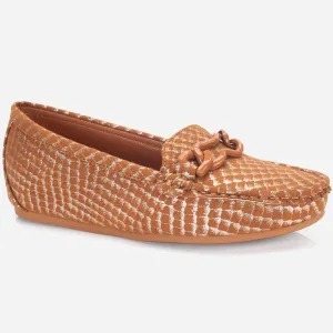Women's "BINACA" Wedge Comfy Slide In Moccasins