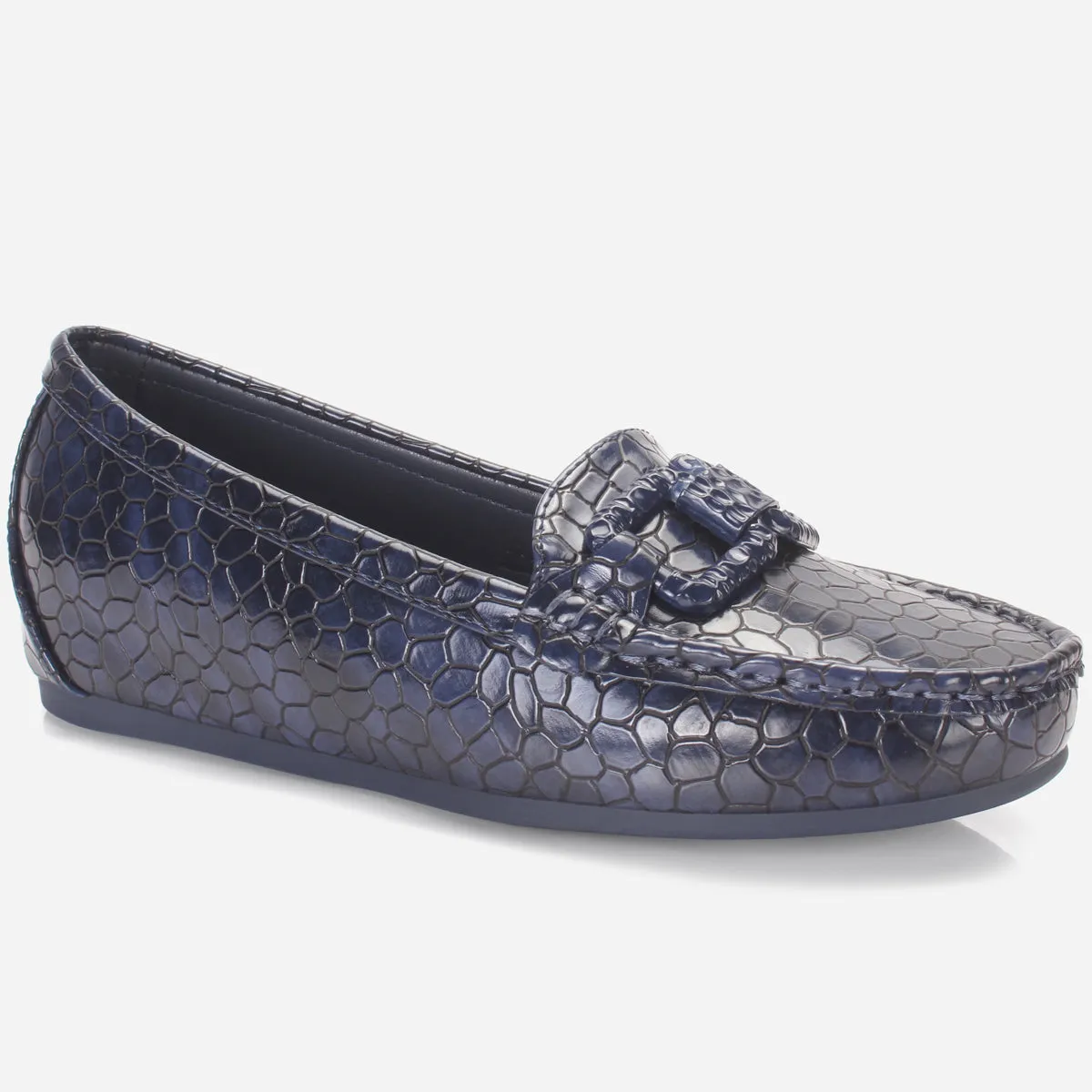 Womens "NOOHRY" Wedge Comfy Slide In Moccasins