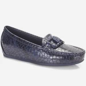 Womens "NOOHRY" Wedge Comfy Slide In Moccasins