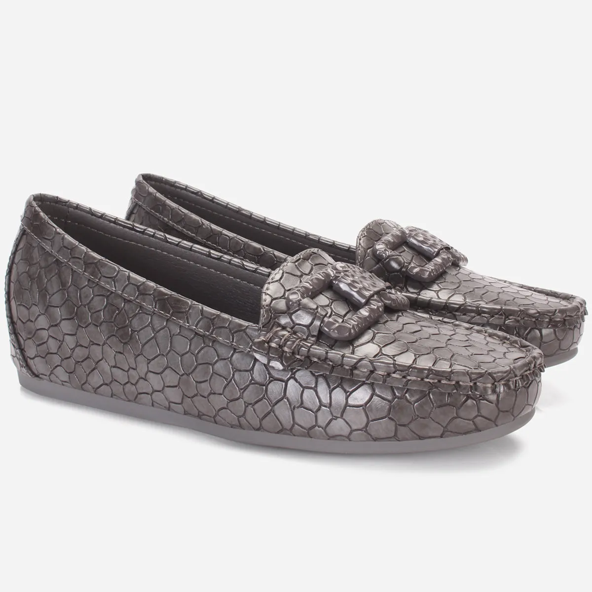 Womens "NOOHRY" Wedge Comfy Slide In Moccasins