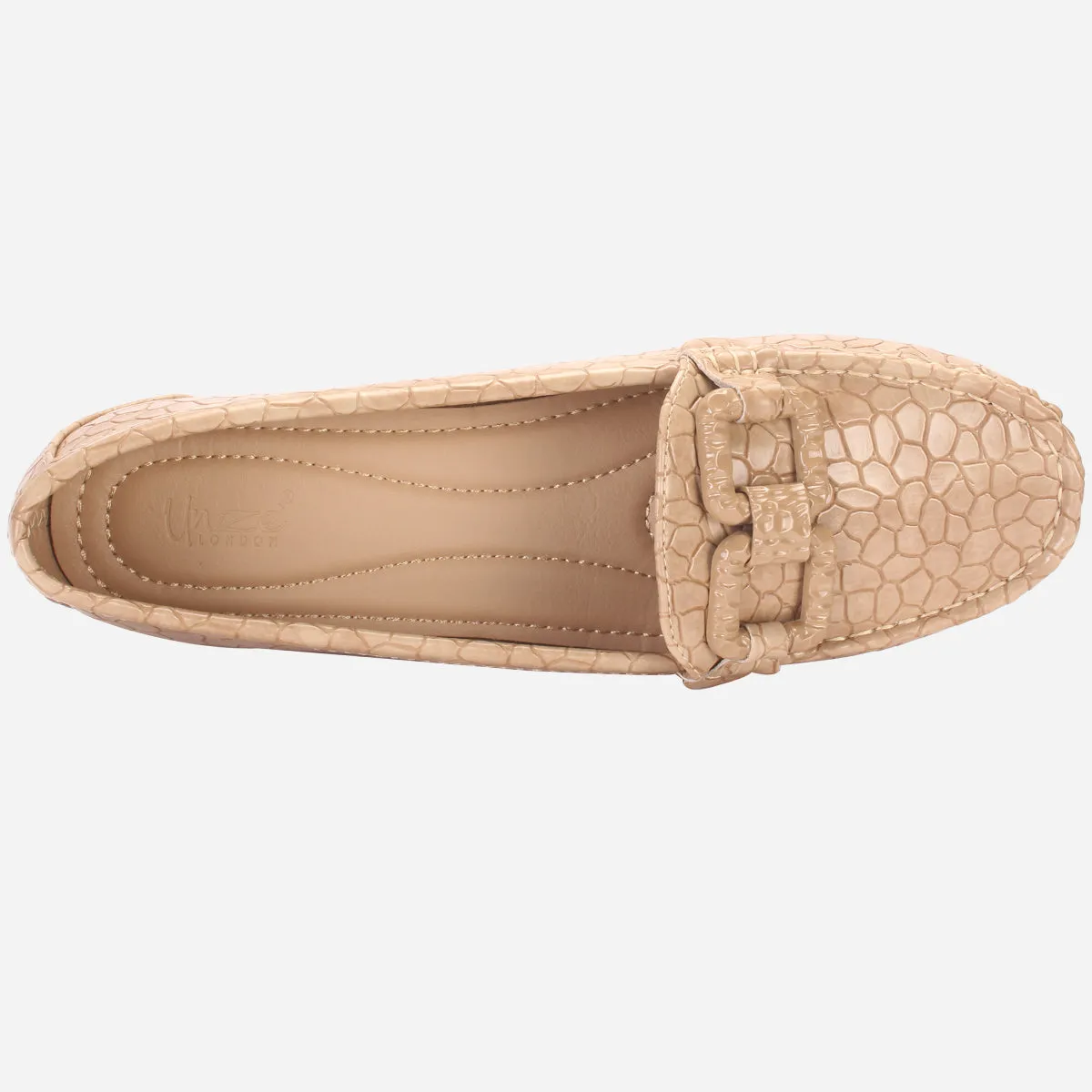 Womens "NOOHRY" Wedge Comfy Slide In Moccasins