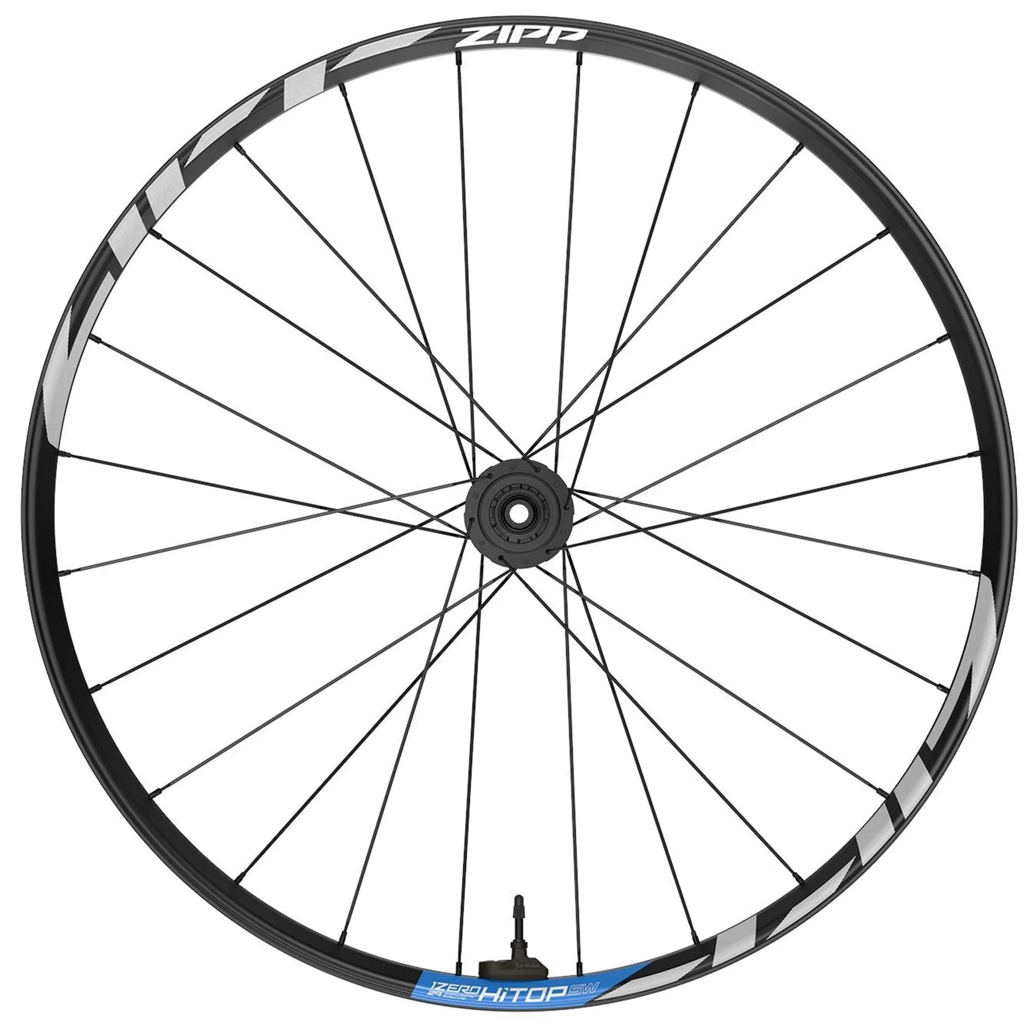 Zipp Wheel - 1Zero Hitop Sw Tubeless Disc Brake Center Lock 29 Rear 24Spokes Xd Boost Sid Blue Graphic A1 (Tyrewiz 2.0 Included):  12X148Mm